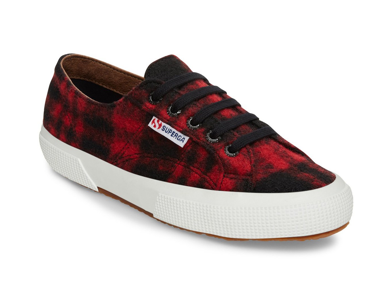 Alpargata Superga Mujer Rojas/Negras - 2750 Shepherdwoolu - 456127QUO